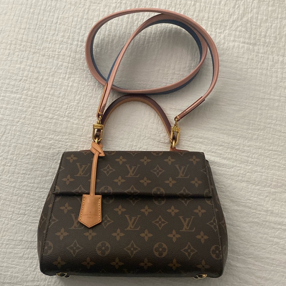 Louis Vuitton Cluny Monogram Top Handle Satchel Bag
